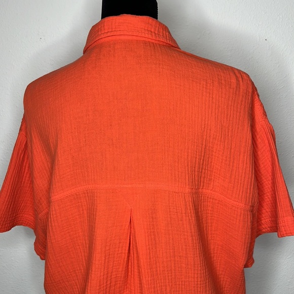 Madewell size Large lightspun beachside  button up top - Picture 8 of 13